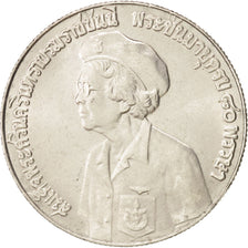 Thailand, Rama IX, 5 Baht, 1980, Copper-Nickel Clad Copper, KM:140