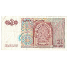 Billete, 20 Dirhams, 1996, Marruecos, KM:67c, MBC