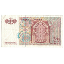 Banknot, Maroko, 20 Dirhams, 1996, KM:67c, EF(40-45)