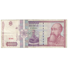 Banknote, Romania, 10,000 Lei, 1994, KM:105a, VF(30-35)
