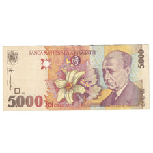 Geldschein, Rumänien, 5000 Lei, 1998, KM:107a, VZ