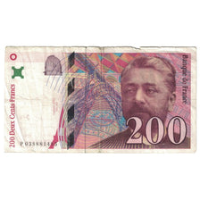 France, 200 Francs, Eiffel, 1996, P.038, VF(20-25), Fayette:75.3a, KM:159b