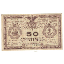 France, Saint-Brieuc, 50 Centimes, Chambre de Commerce, UNC(63), Pirot:111-1