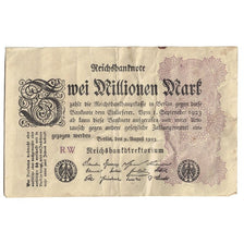 Banknote, Germany, 2 Millionen Mark, 1923, 1923-08-09, KM:104c, EF(40-45)