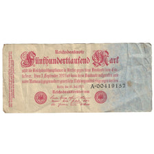 Banconote, Germania, 500 Mark, 1923, 1923-07-25, MB+