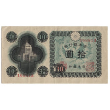 Banknote, Japan, 10 Yen, Undated (1946), KM:87a, EF(40-45)