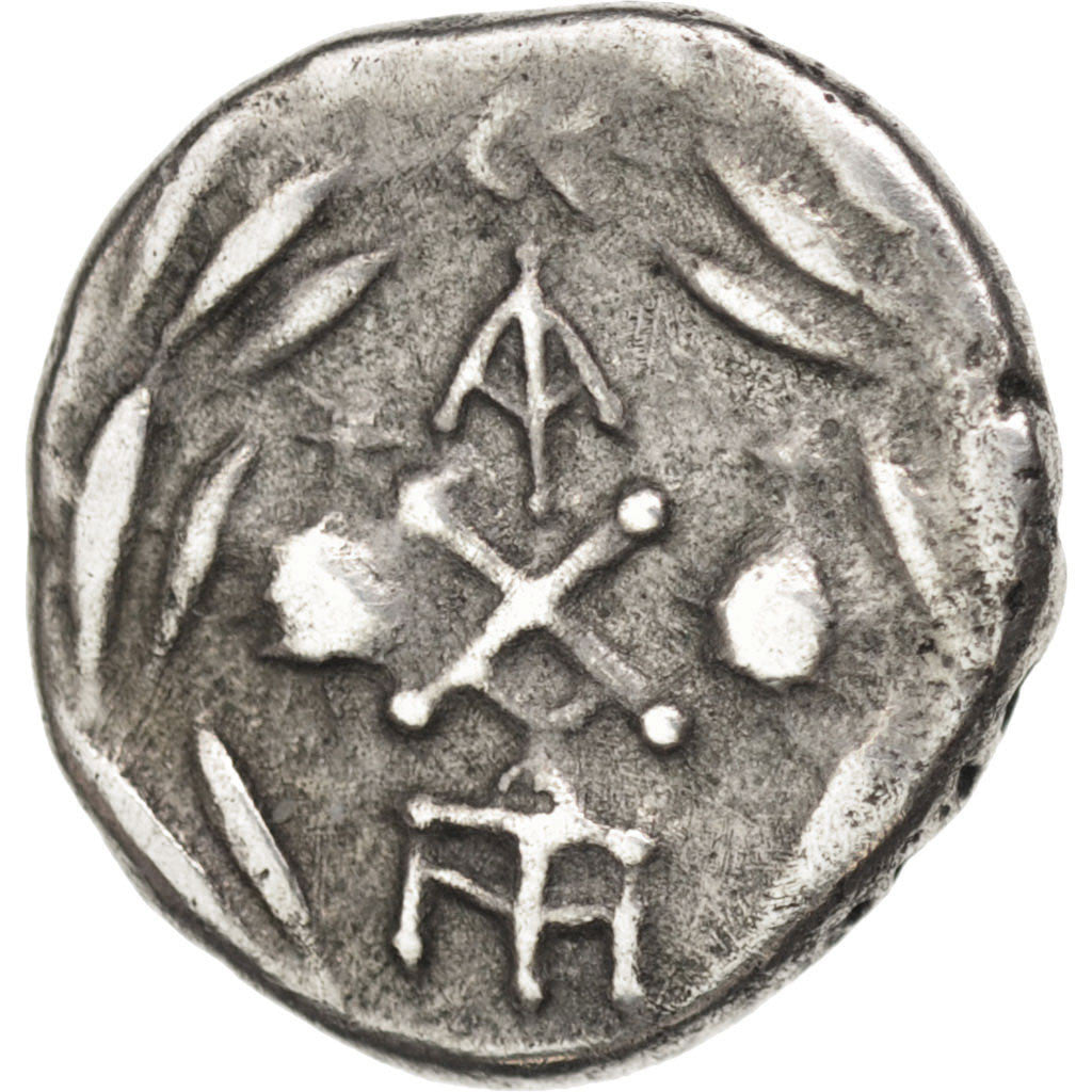 Achaïe, Achaean League, Hemidrachm, Lacedaemon, EF(40-45), Silver, SNG Cop:200