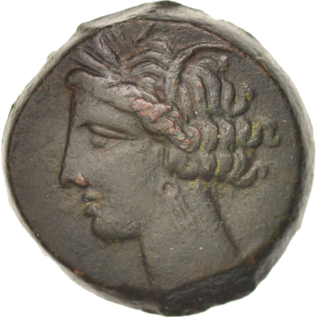 Zeugitane, Shekel, Carthage, AU(50-53), Bronze, SNG Cop:151