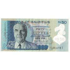 Nota, Maurícia, 50 Rupees, 2013, KM:50e, AU(50-53)
