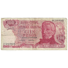 Banknote, Argentina, 100 Pesos, Undated (1971-73), KM:291, VF(20-25)