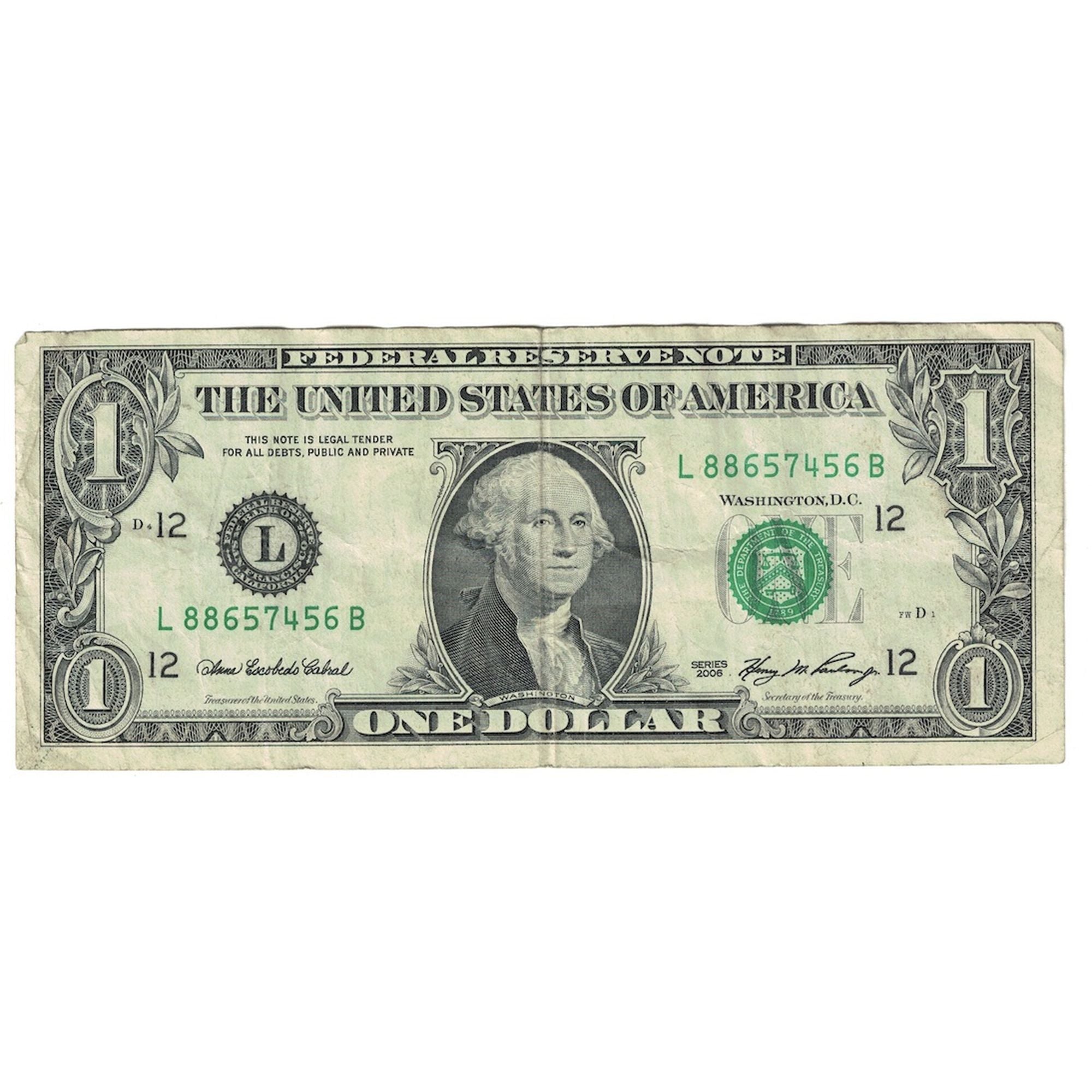 Banconote, Stati Uniti, One Dollar, 2006, San Francisco, KM:4808, MB