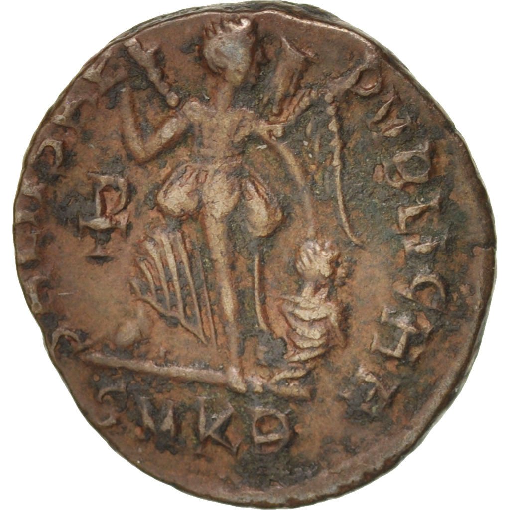 Theodosius II, Nummus, Kyzikos, AU(50-53), Bronze, RIC:26b
