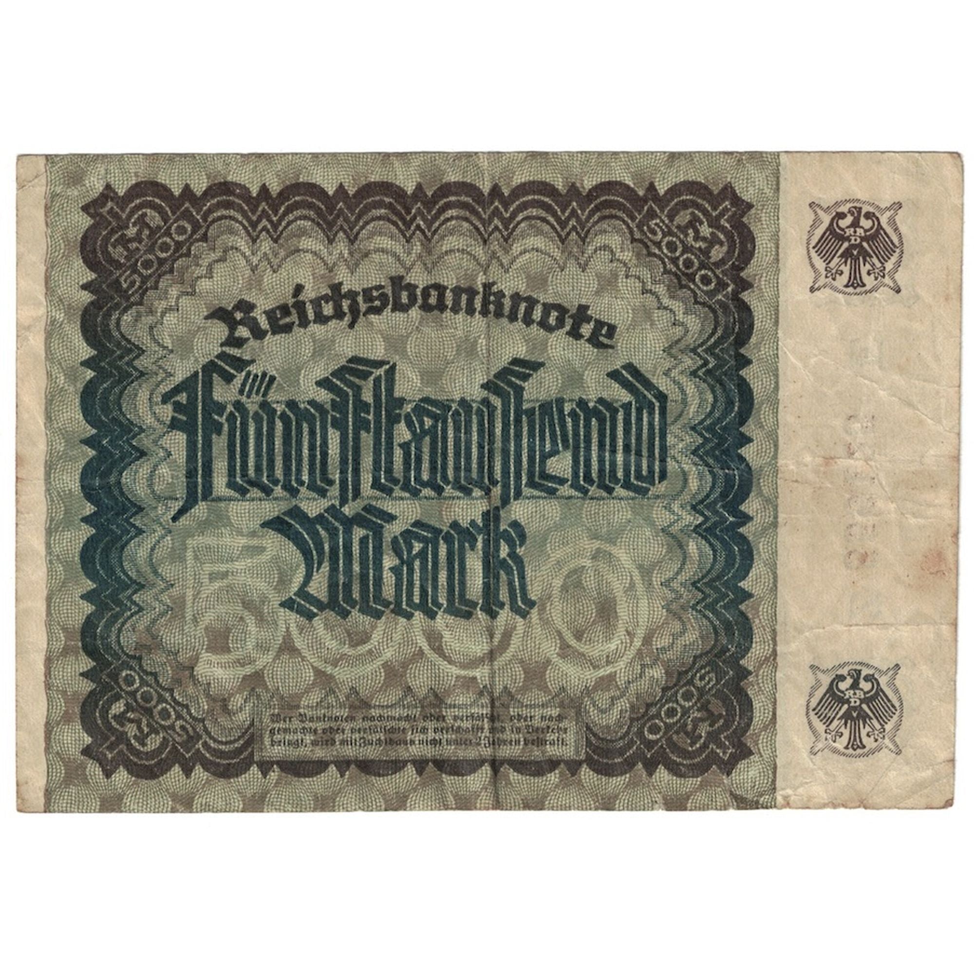 Banknote, Germany, 5000 Mark, 1922, 1922-12-02, KM:81a, VF(20-25)