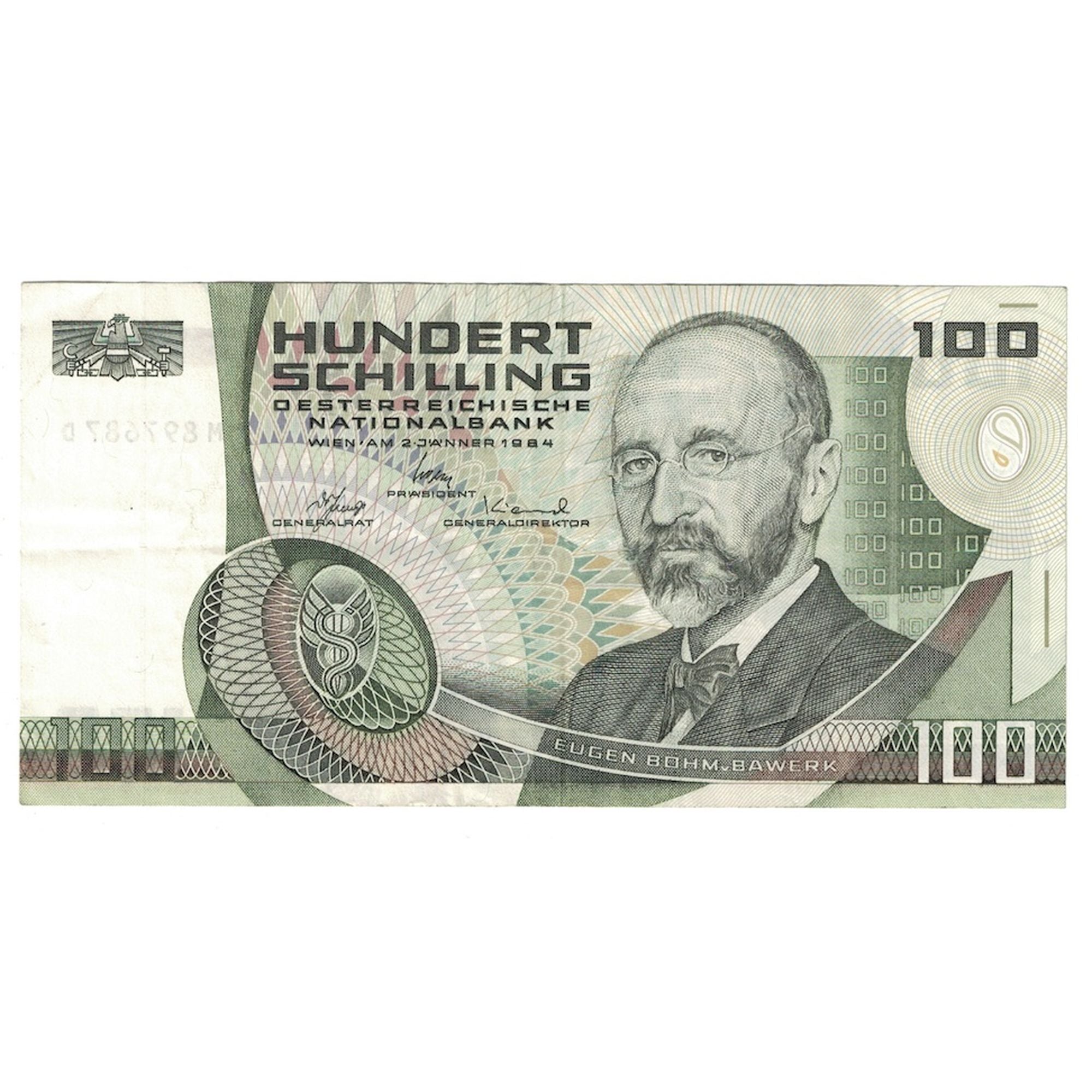 Banknote, Austria, 100 Schilling, 1984, 1984-01-02, KM:150, EF(40-45)
