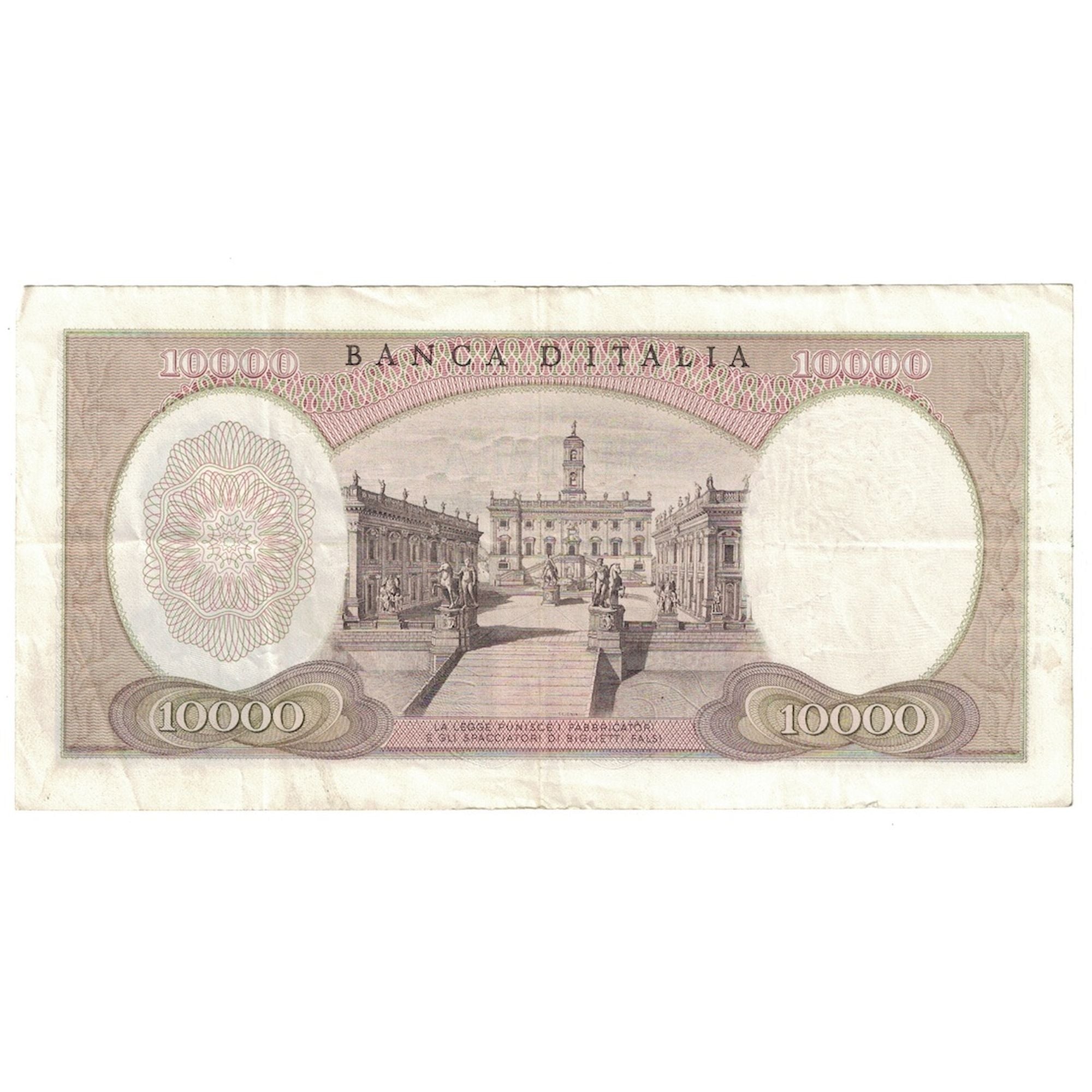 Banknote, Italy, 10,000 Lire, 1962-73, KM:97f, EF(40-45)