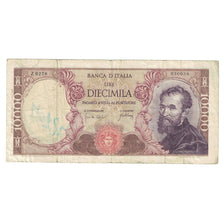Nota, Itália, 10,000 Lire, 1964, 1964-07-27, KM:97b, VF(20-25)