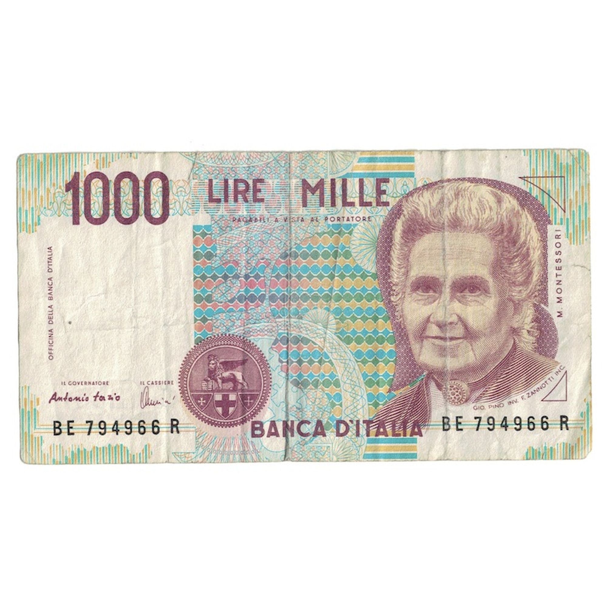 Italie, 1000 Lire, D.1990, KM:114c, TB