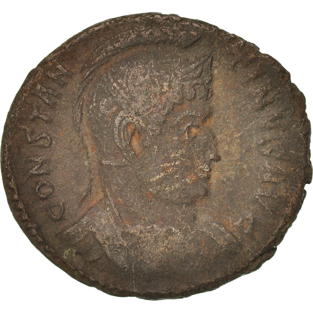 Constantine I, Follis, Trier, MB+, Bronzo, RIC:368