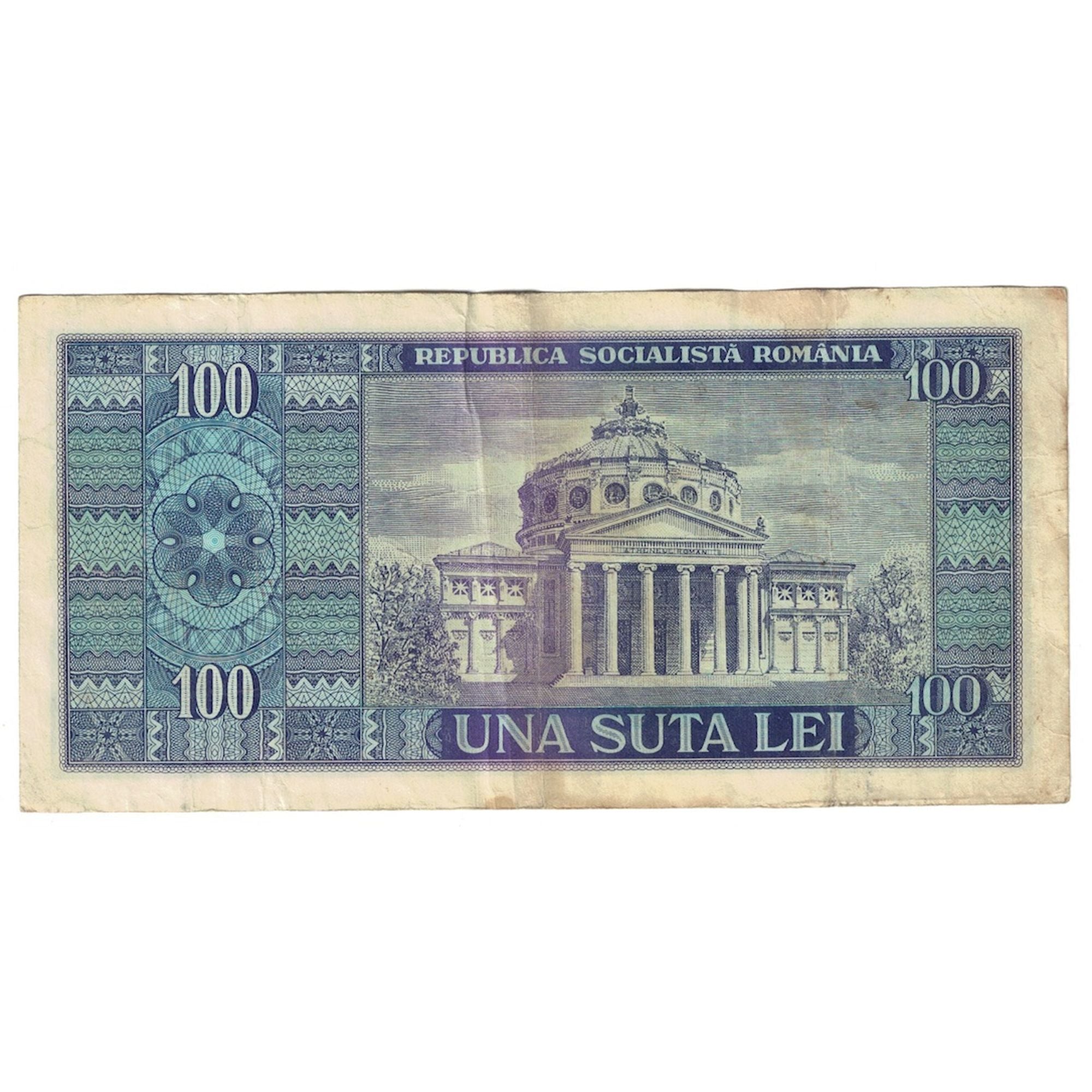Billete, 100 Lei, 1966, Rumanía, KM:97a, BC+