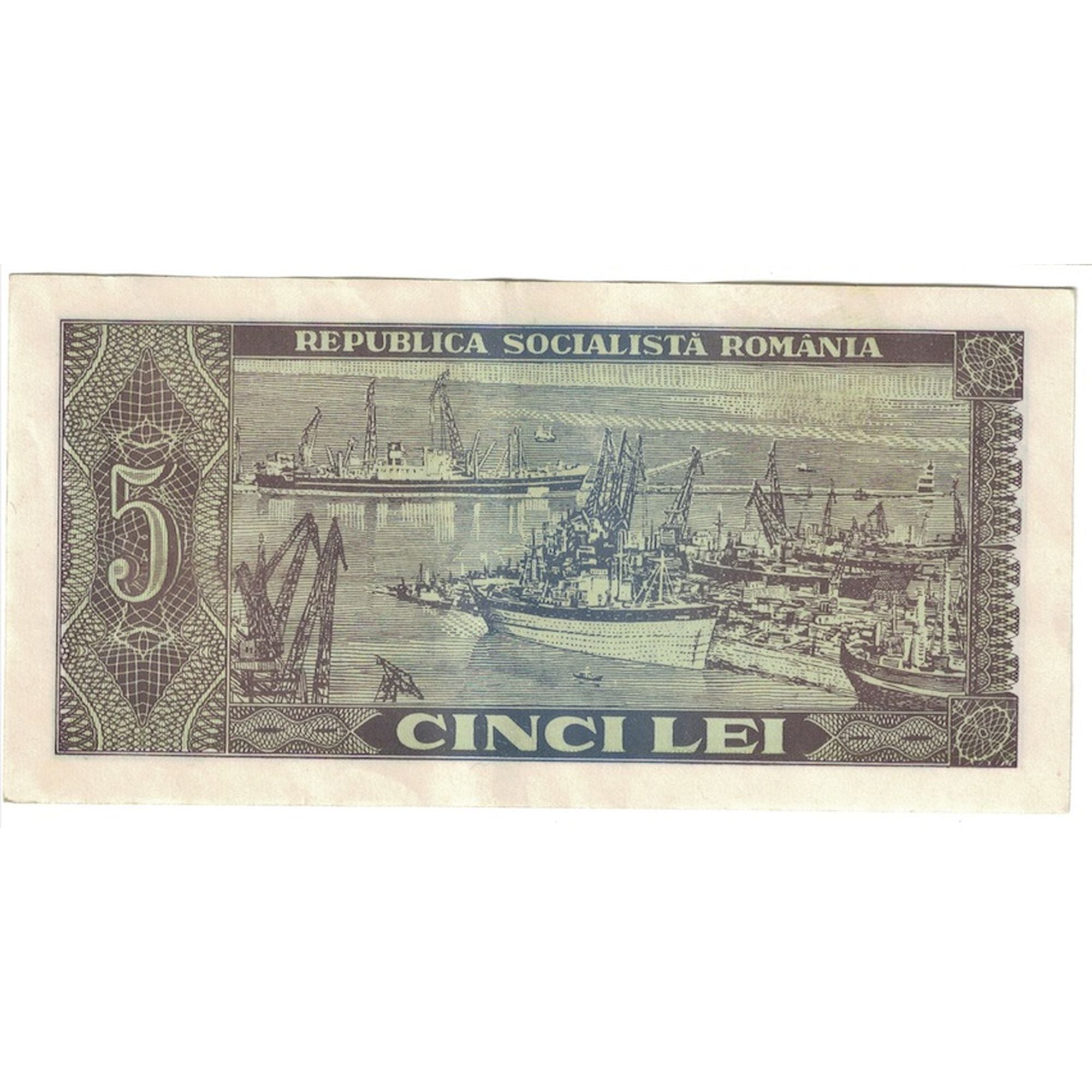 Banknote, Romania, 5 Lei, 1966, KM:93a, UNC(60-62)