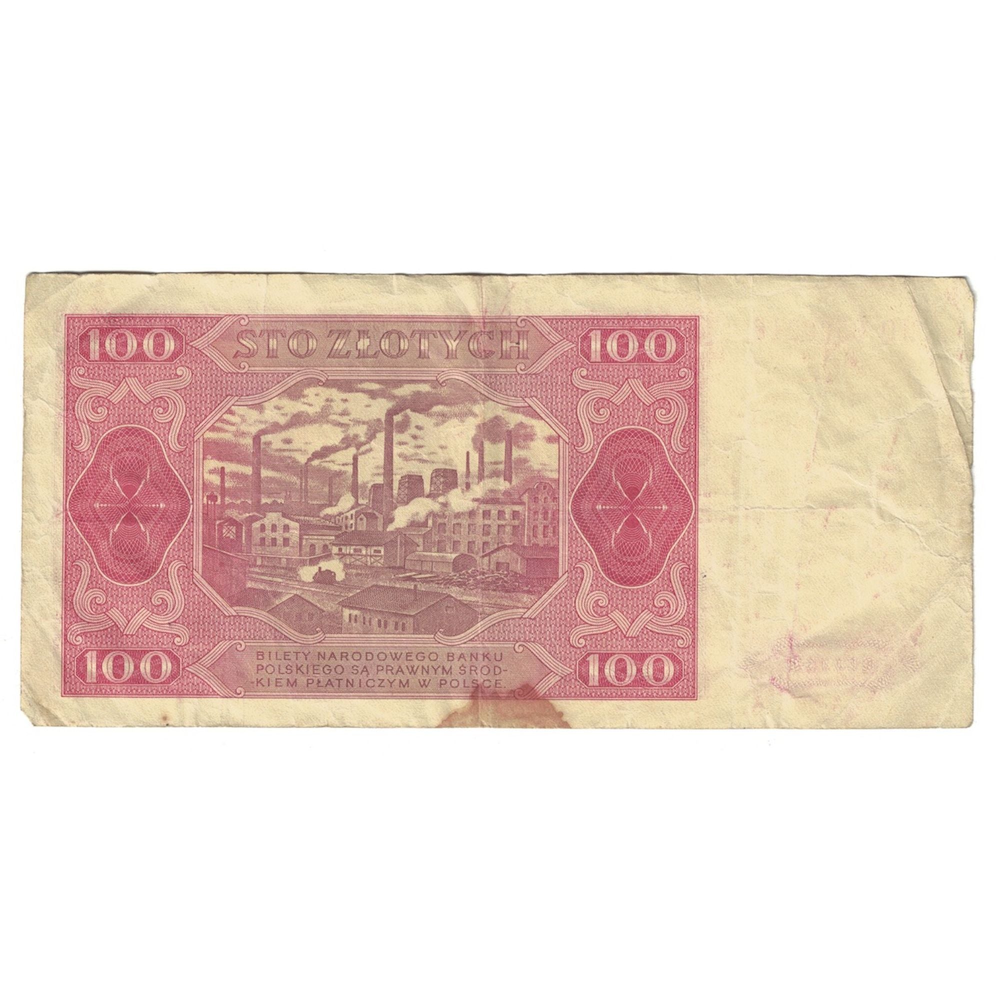 Banknote, Poland, 100 Zlotych, 1948, KM:139a, VF(30-35)