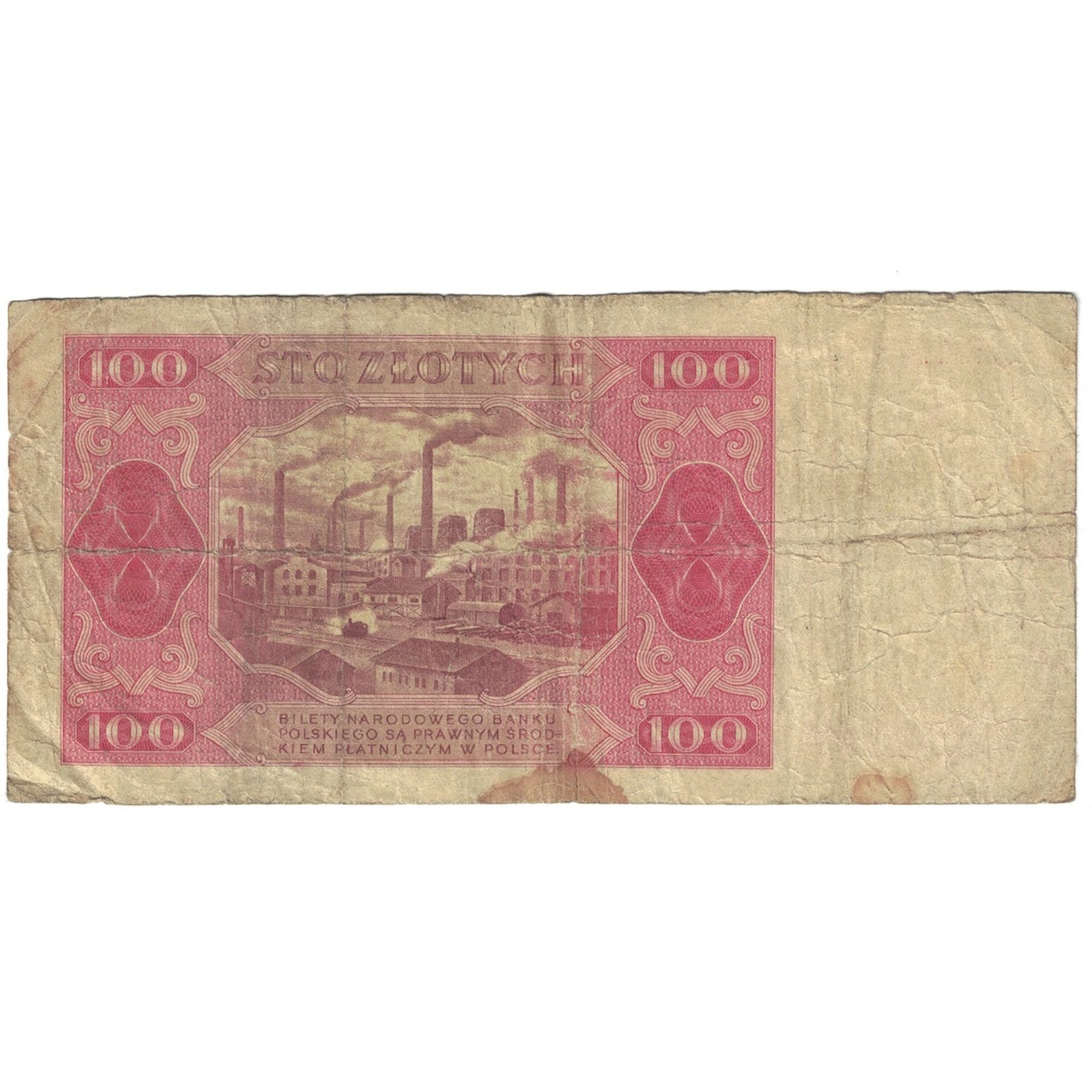 Banknote, Poland, 100 Zlotych, 1948, KM:139a, VF(20-25)