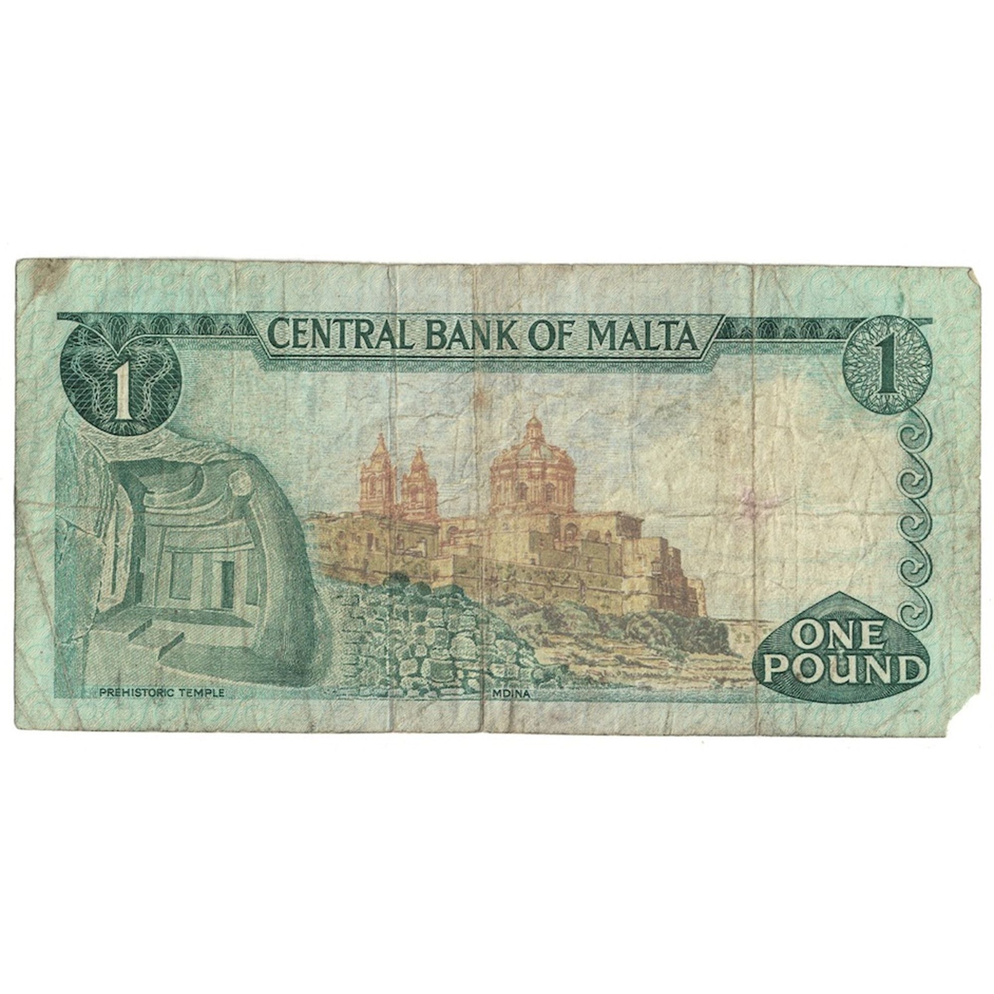 Banknote, Malta, 1 Lira, L.1967 (1973), KM:31b, VF(20-25)
