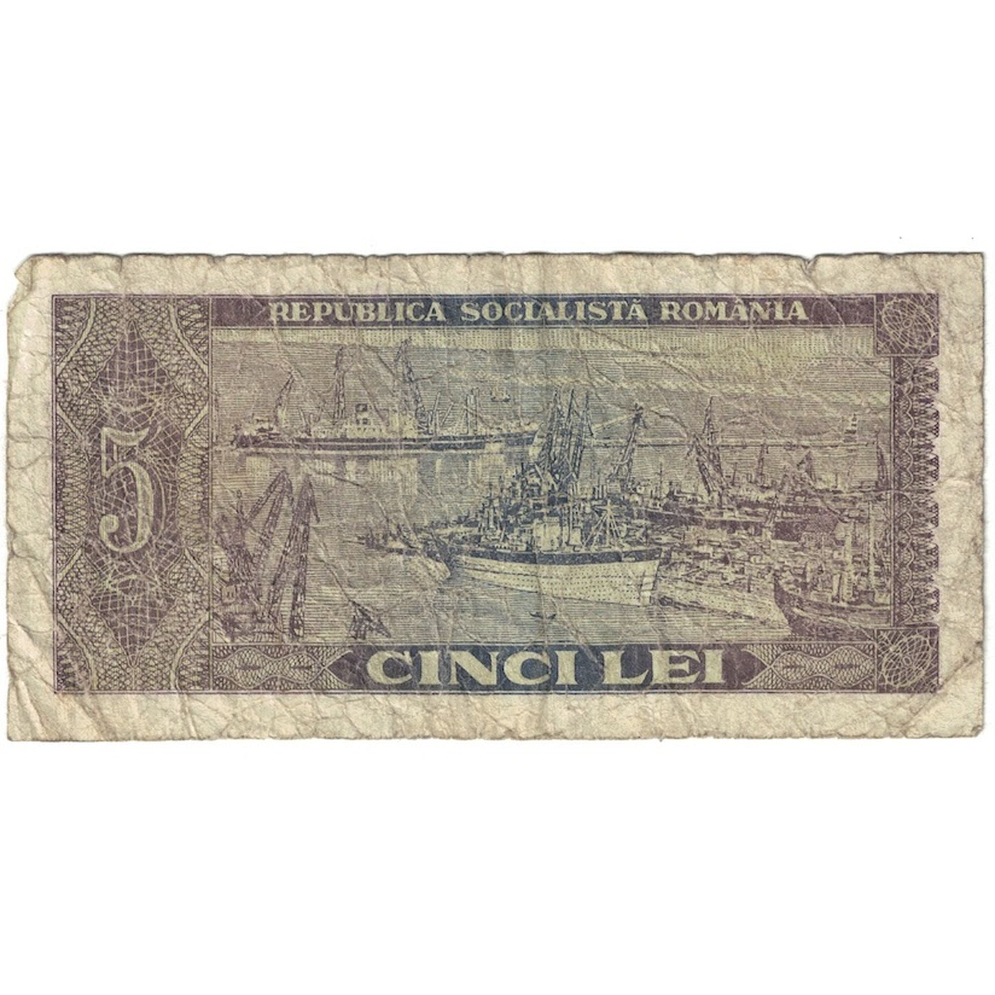 Banknote, Romania, 5 Lei, 1966, KM:93a, VF(20-25)