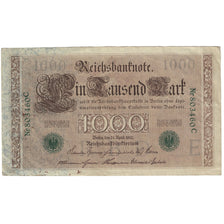 Nota, Alemanha, 1000 Mark, 1910, 1910-04-21, KM:45a, VF(30-35)