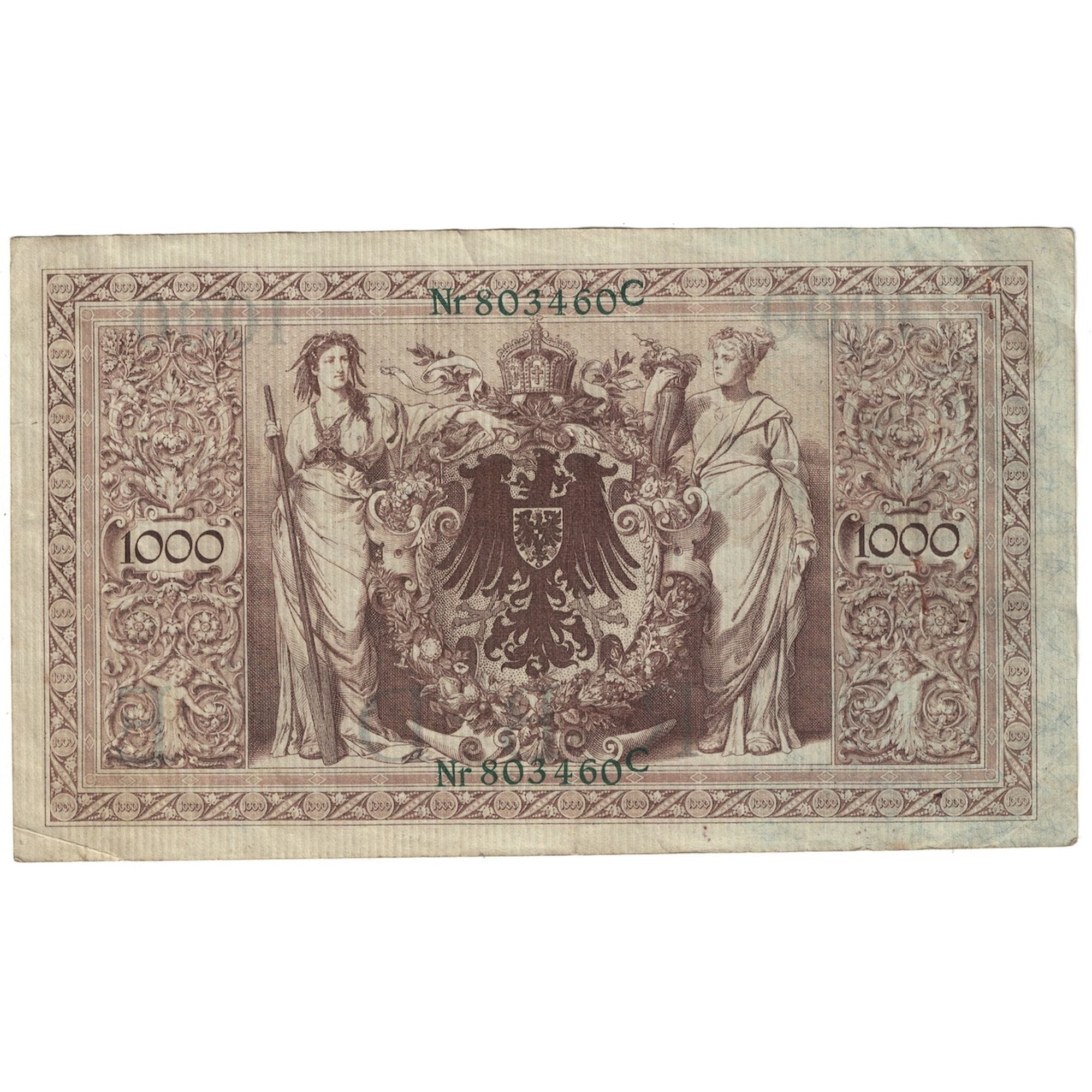 Banknote, Germany, 1000 Mark, 1910, 1910-04-21, KM:45a, VF(30-35)