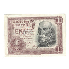 Banknote, Spain, 1 Peseta, 1953, KM:144a, UNC(63)