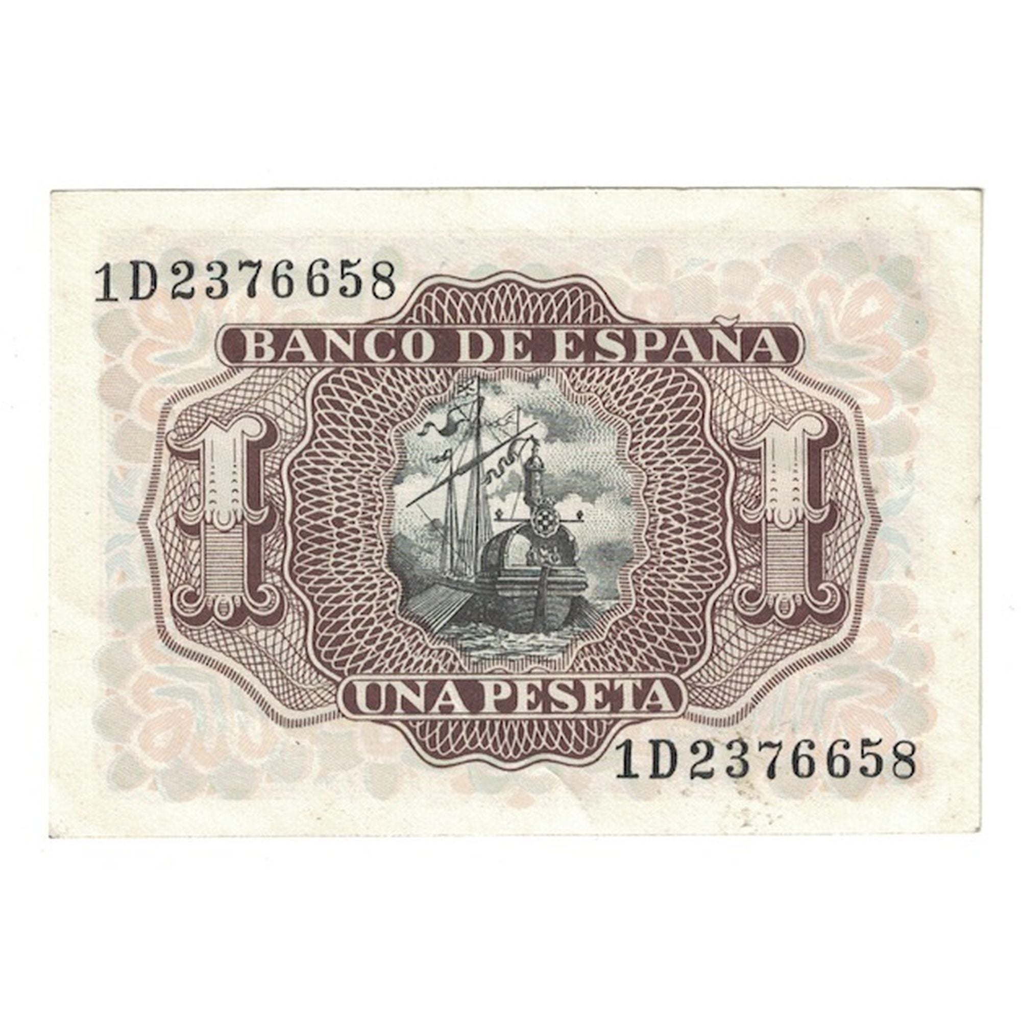 Banknote, Spain, 1 Peseta, 1953, KM:144a, UNC(63)