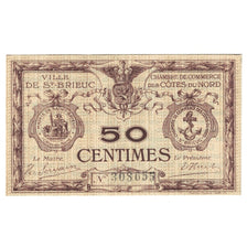 France, Saint-Brieuc, 50 Centimes, Chambre de Commerce, UNC(63), Pirot:111-1