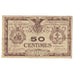 France, Saint-Brieuc, 50 Centimes, Chambre de Commerce, AU(50-53), Pirot:111-1