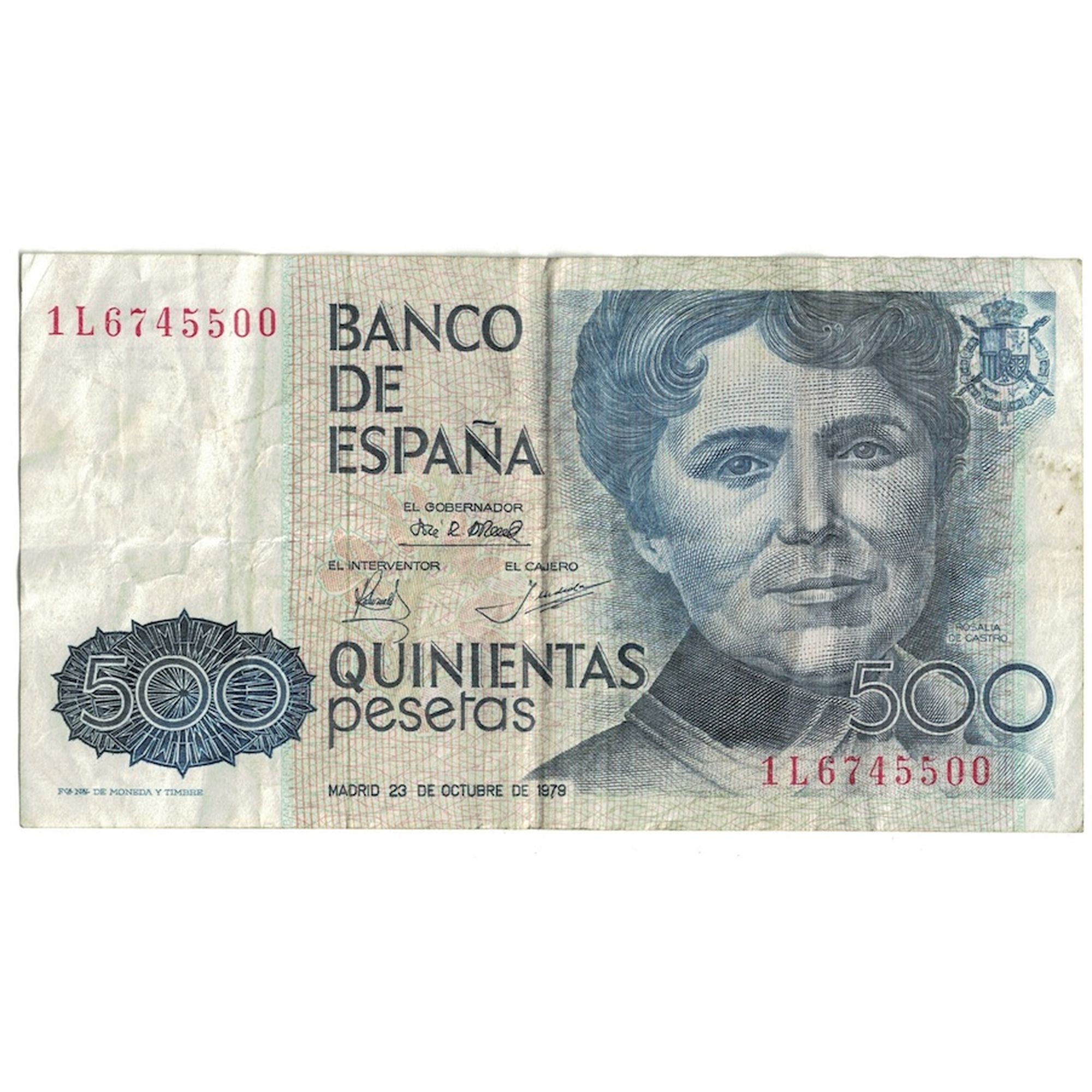 Banknote, Spain, 500 Pesetas, 1983, KM:157, VF(30-35)