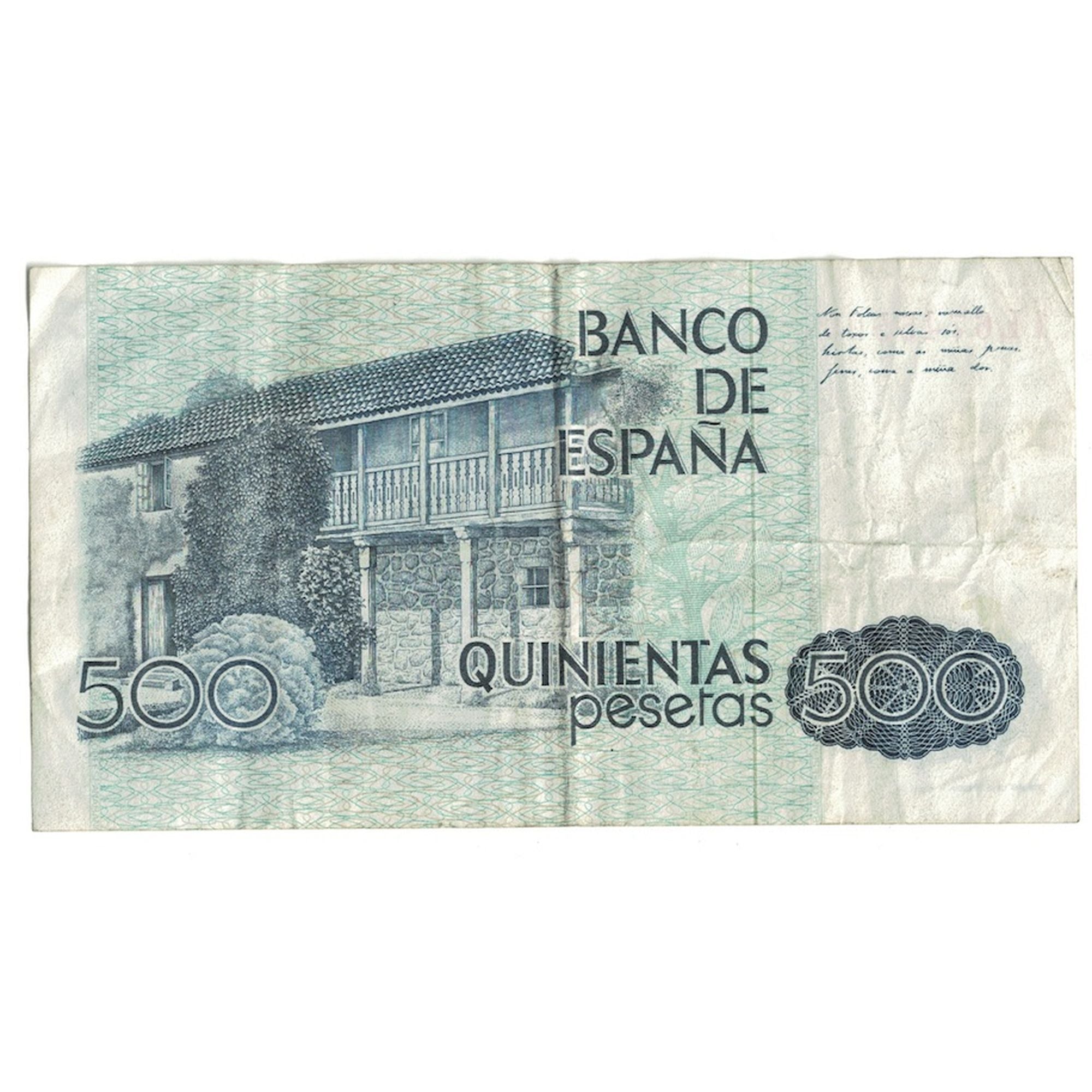 Banknote, Spain, 500 Pesetas, 1983, KM:157, VF(30-35)