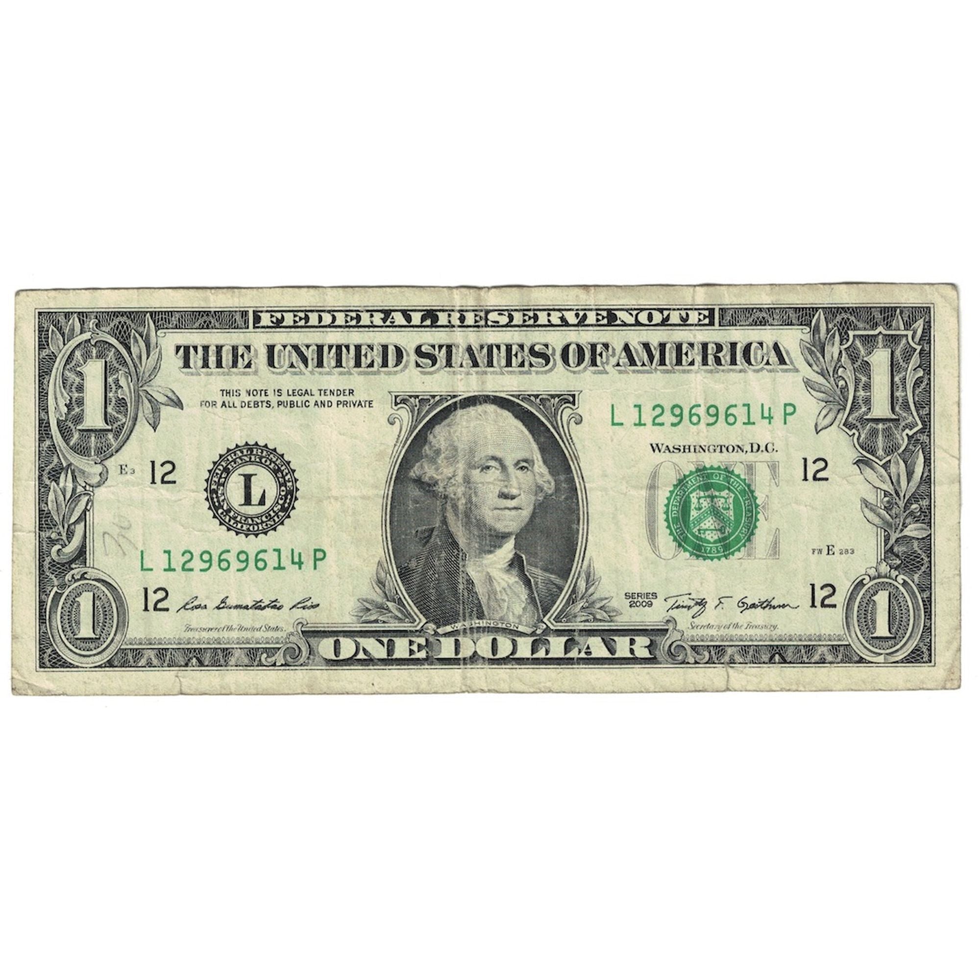 Banknote, United States, One Dollar, 2009, San Francisco, KM:4922, VF(30-35)
