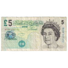 Nota, Grã-Bretanha, 5 Pounds, Undated (2012), KM:391d, VF(30-35)