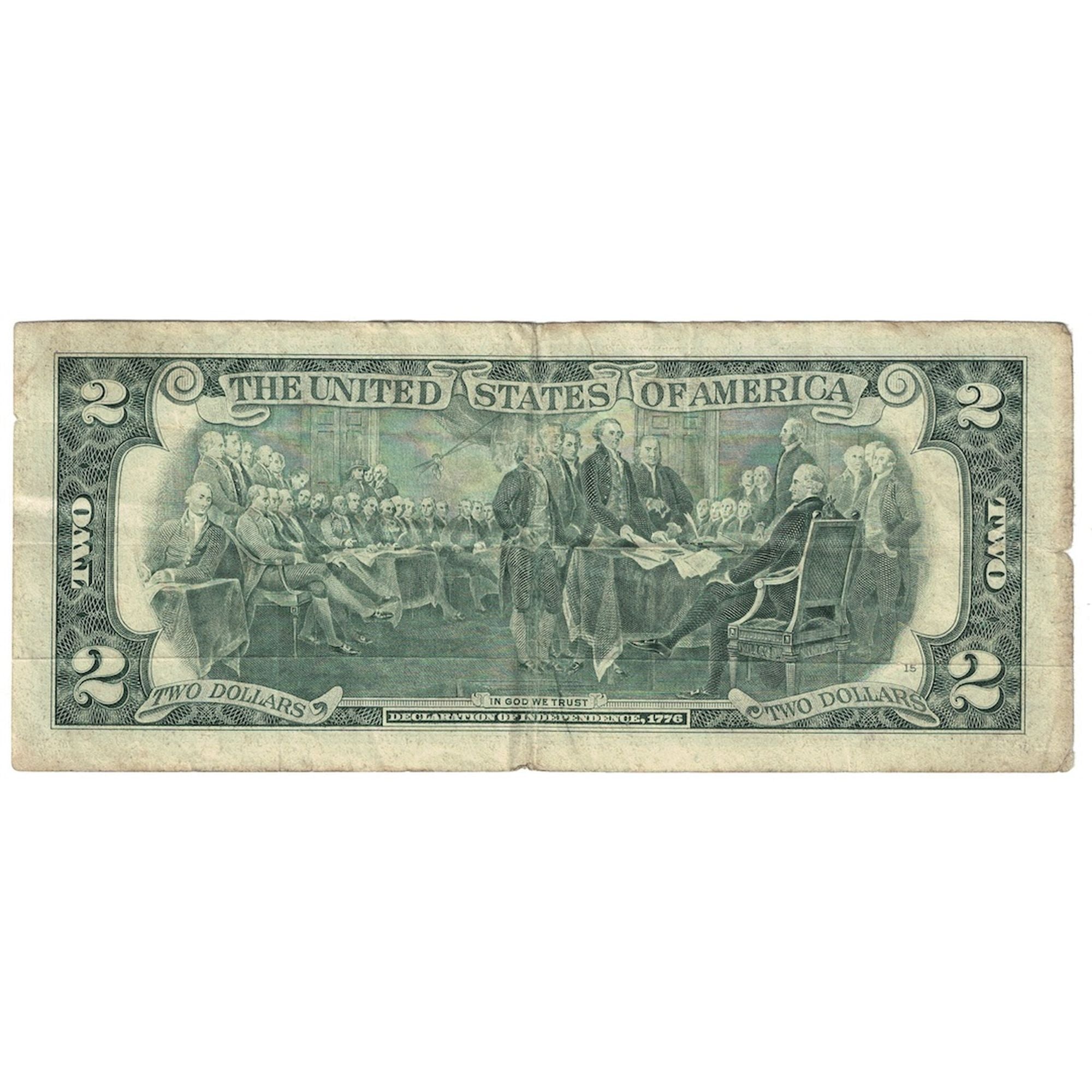 Banknote, United States, Two Dollars, 1995, ATLANTA, KM:4227, VF(30-35)