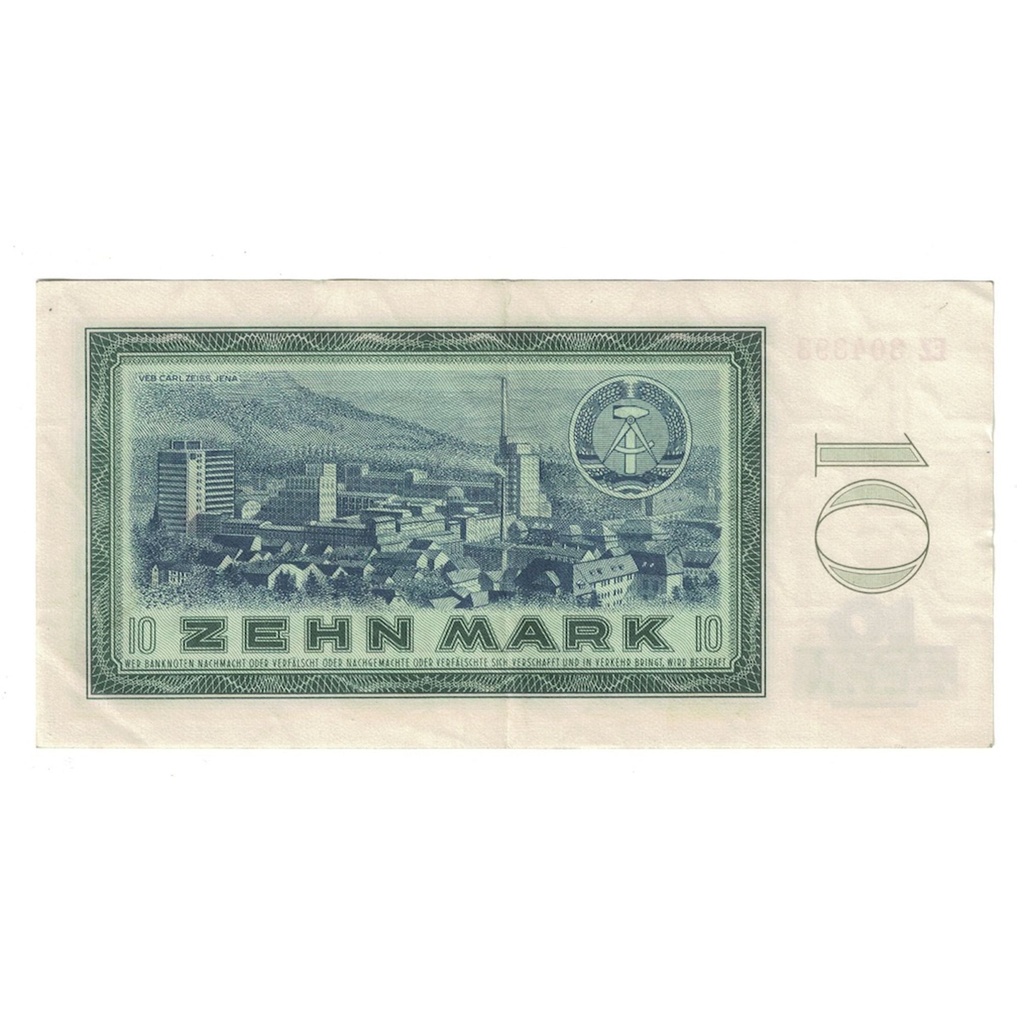 Banknote, Germany - Democratic Republic, 10 Mark, 1964, KM:23a, AU(50-53)