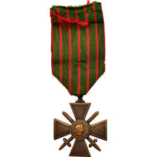 Francja, Croix de Guerre, Medal, 1914-1918, Bardzo dobra jakość, Bronze, 37
