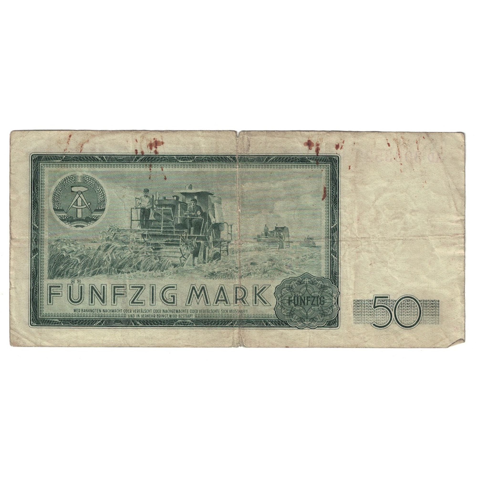 Banknote, Germany - Democratic Republic, 50 Mark, 1964, KM:25a, VF(30-35)
