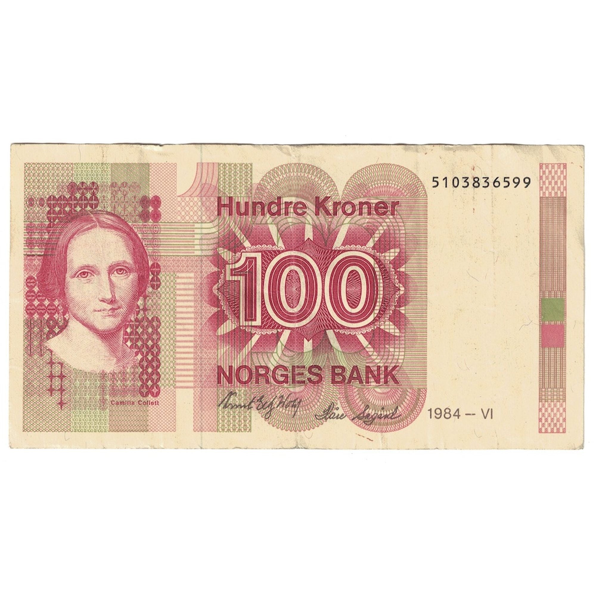 Banknote, Norway, 100 Kroner, 1984, KM:43b, EF(40-45)