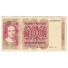 Banknote, Norway, 100 Kroner, 1984, KM:43b, EF(40-45)