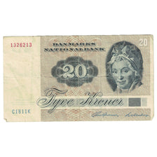 Banknote, Denmark, 20 Kroner, 1981, KM:49c, VF(30-35)