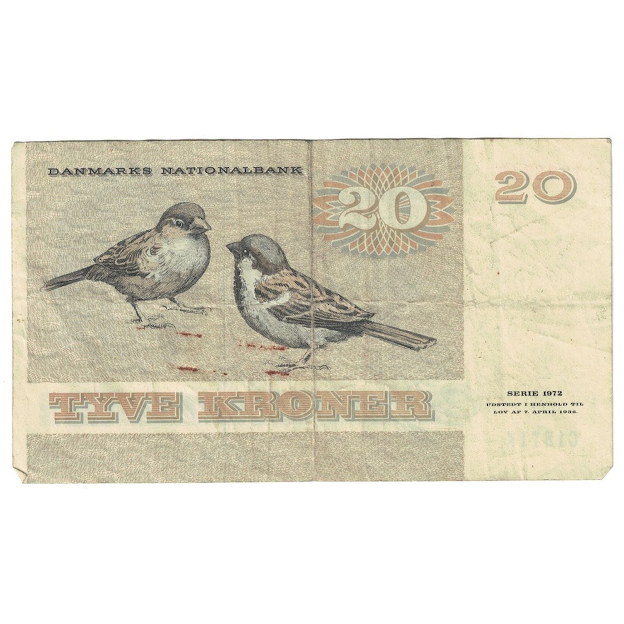 Banknote, Denmark, 20 Kroner, 1981, KM:49c, VF(30-35)