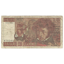 França, 10 Francs, Berlioz, 1976, E.294, VG(8-10), Fayette:63.20, KM:150c