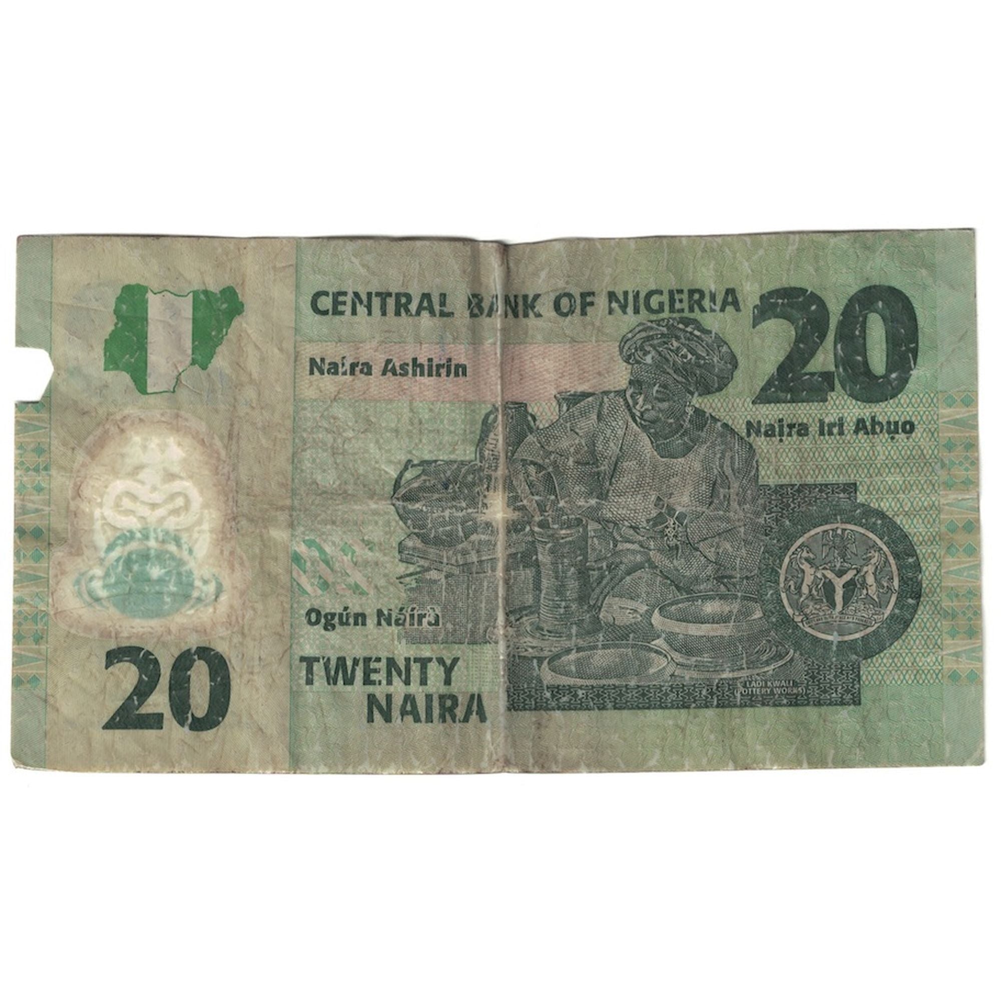 Geldschein, Nigeria, 20 Naira, 2006, KM:34a, SGE