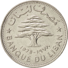 Coin, Lebanon, 50 Piastres, 1978, AU(55-58), Nickel, KM:28.1