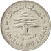 Coin, Lebanon, 50 Piastres, 1978, AU(55-58), Nickel, KM:28.1